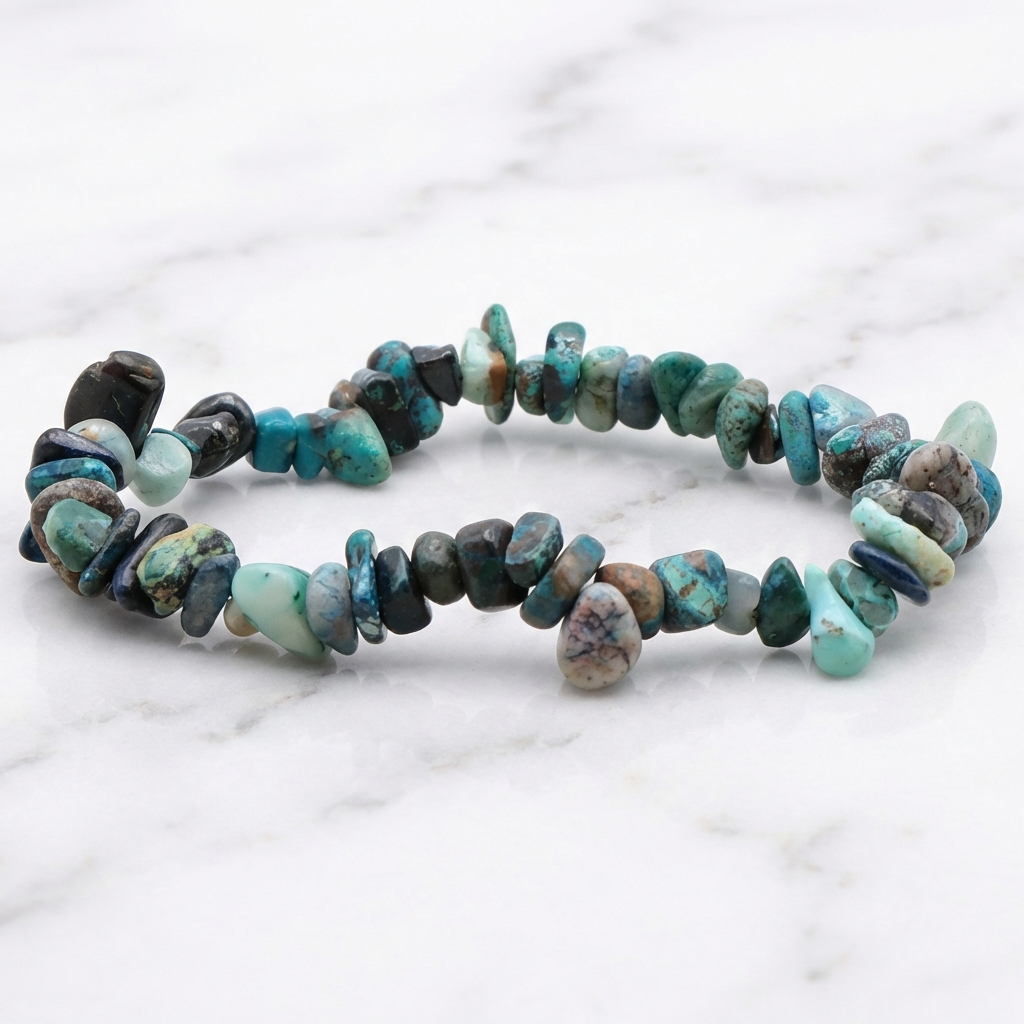 Bracelet Chrysocolle — Photo produit sur marbre