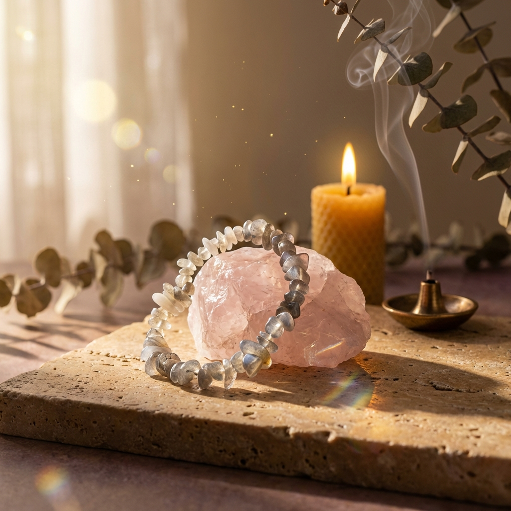 Bracelet Labradorite — Photo lifestyle MilAura