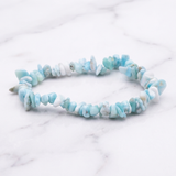 Bracelet Larimar — Photo produit sur marbre