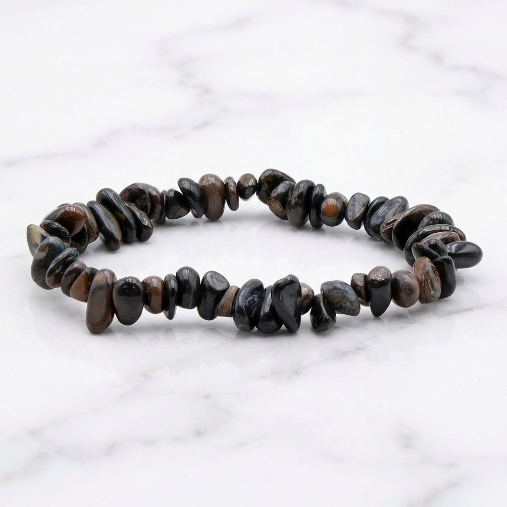 Bracelet Œil de Faucon — Photo produit sur marbre