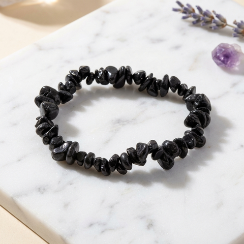 Bracelet Spinelle Noire — Photo produit