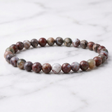 Bracelet Agate Crazy Lace — Photo produit sur marbre
