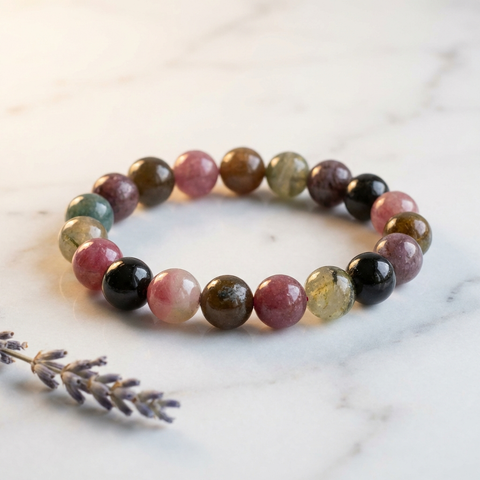 Bracelet Tourmaline Multicolore — Photo produit