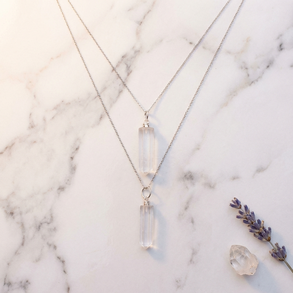 Pendentif Cristal de Roche — Photo produit