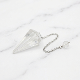 Pendule Cristal de Roche — Photo produit sur marbre