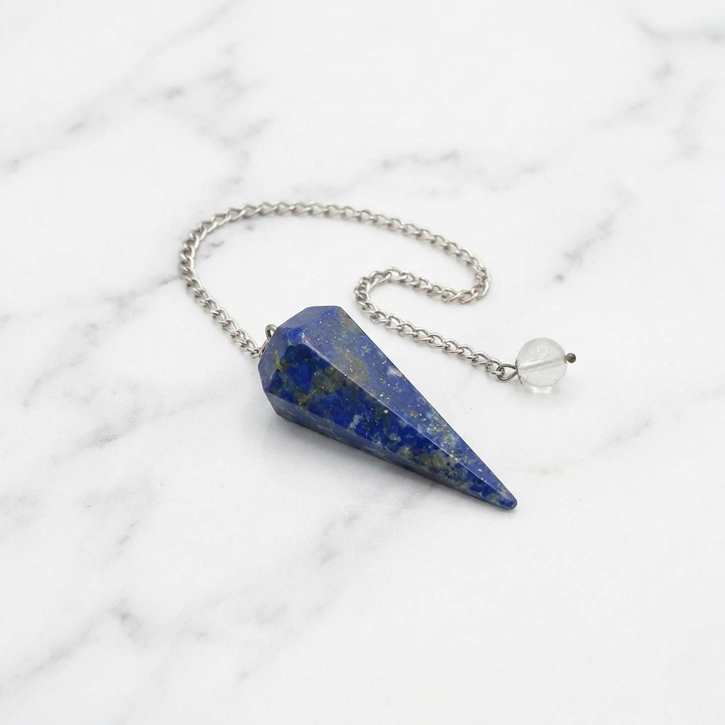 Pendule Lapis-Lazuli — Photo produit sur marbre