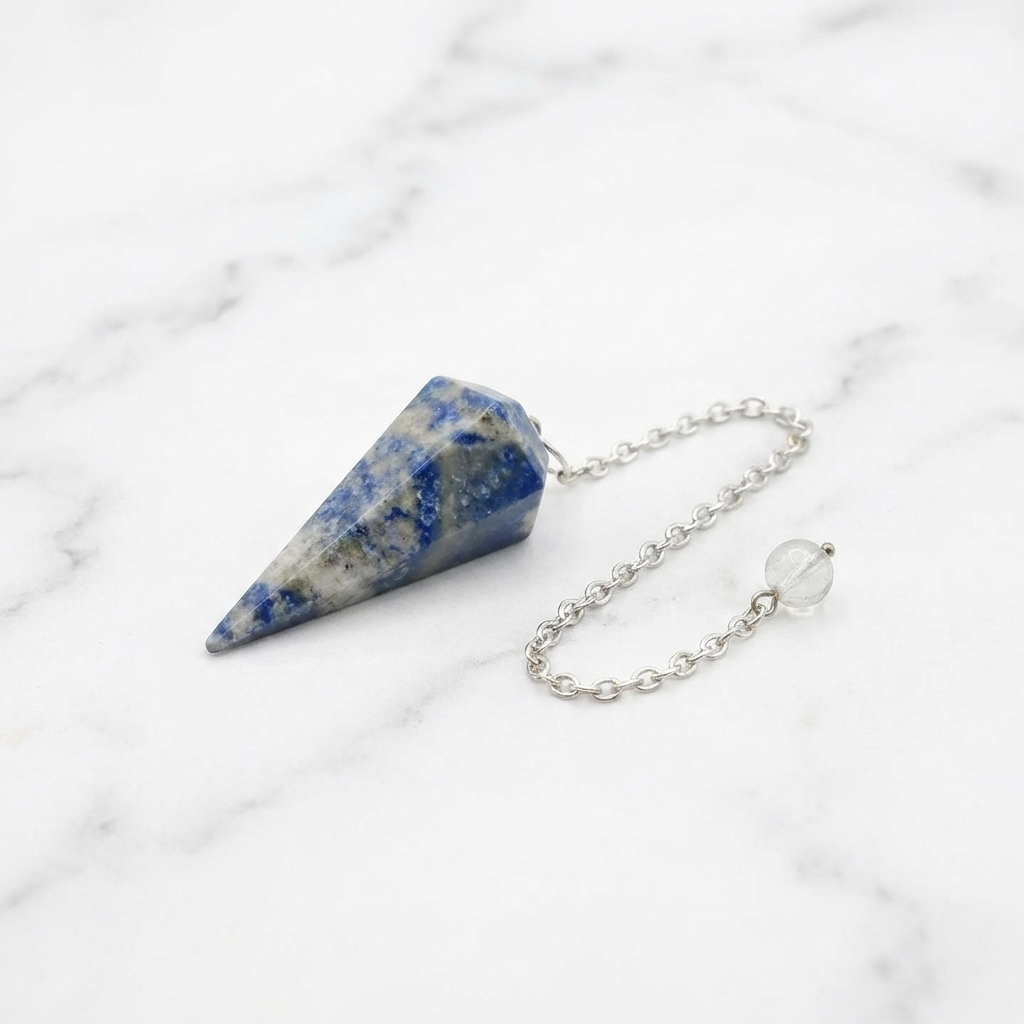 Pendule Lapis-Lazuli — Photo produit sur marbre