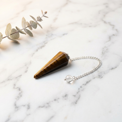 Pendule Œil de Tigre — Photo produit