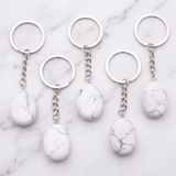 Porte-Clés Howlite — Photo produit sur marbre