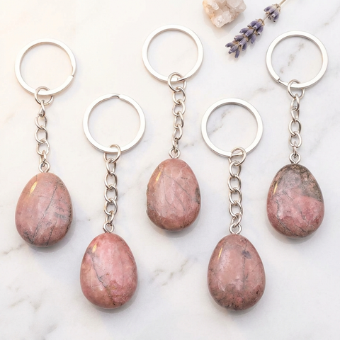 Porte-clés Rhodonite — Photo produit