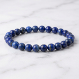 Bracelet Lapis-Lazuli — Photo produit sur marbre