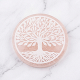 Arbre de Vie Sélénite — Photo produit sur marbre