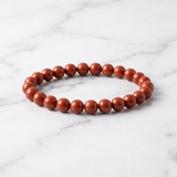 Bracelet Jaspe Rouge — Photo produit sur marbre
