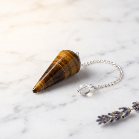 Pendule Œil de Tigre — Photo produit