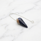 Pendule Sodalite — Photo produit sur marbre