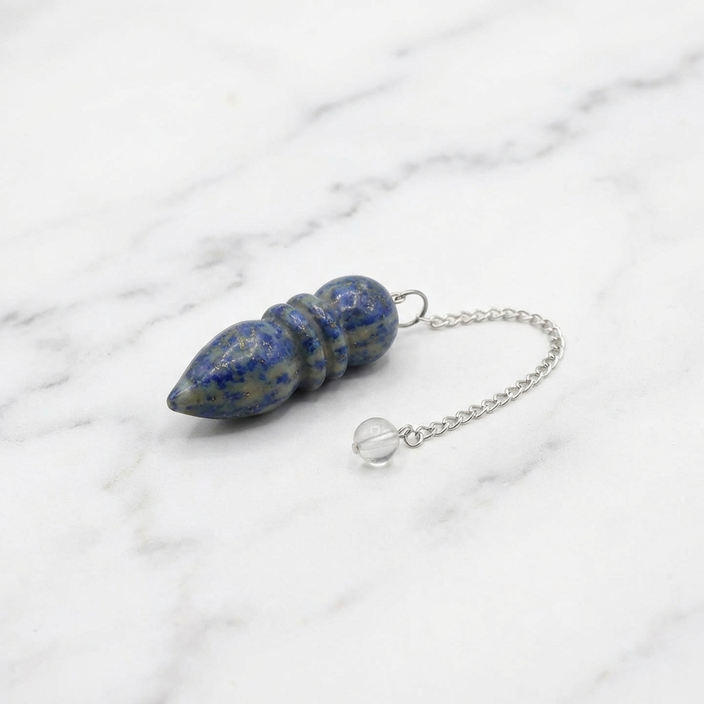 Pendule Lapis Lazuli — Photo produit sur marbre
