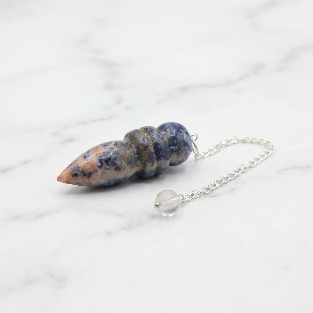 Pendule Sodalite — Photo produit sur marbre