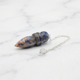 Pendule Sodalite — Photo produit sur marbre