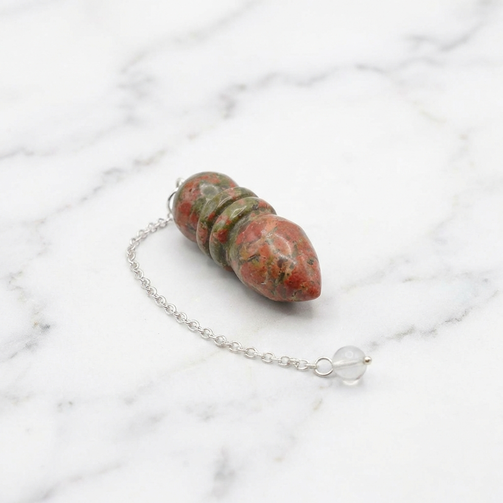 Pendule Unakite — Photo produit sur marbre