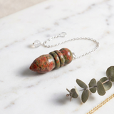 Pendule Unakite — Photo produit