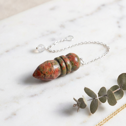 Pendule Unakite — Photo produit