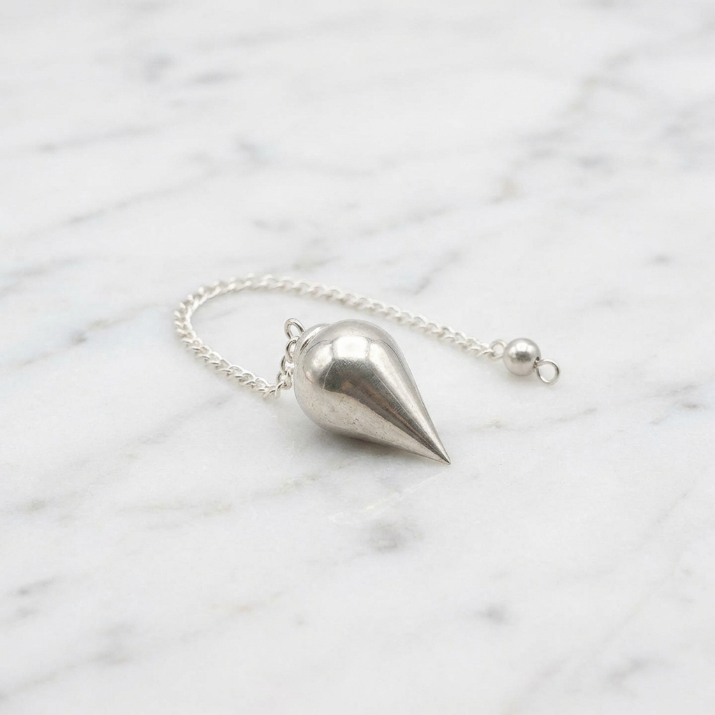 Pendule Acier — Photo produit sur marbre
