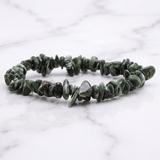 Bracelet Séraphinite — Photo produit sur marbre