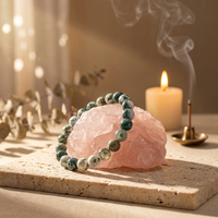 Bracelet Agate Arbre 14mm