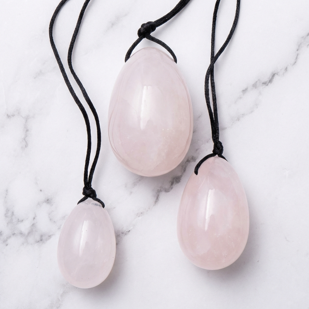 Oeufs Cristal de Roche — Photo produit sur marbre