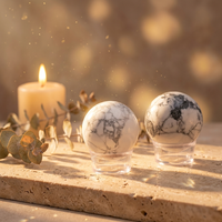 Sphère Howlite Blanche