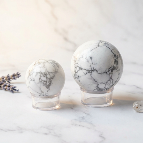 Sphère Howlite Blanche — Photo produit