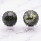 Sphère Jade Néphrite — Photo produit sur marbre
