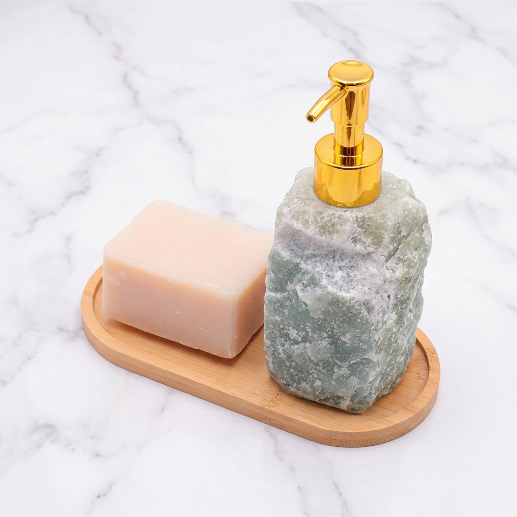 Savon Aventurine — Photo produit sur marbre