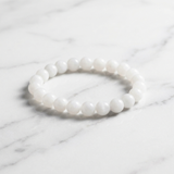 Bracelet Sélénite — Photo produit sur marbre