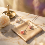 Pendentif Rhodochrosite — Photo lifestyle MilAura
