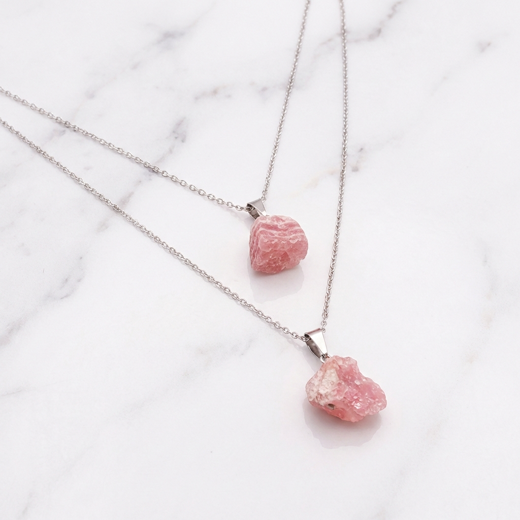 Pendentif Rhodochrosite — Photo produit sur marbre