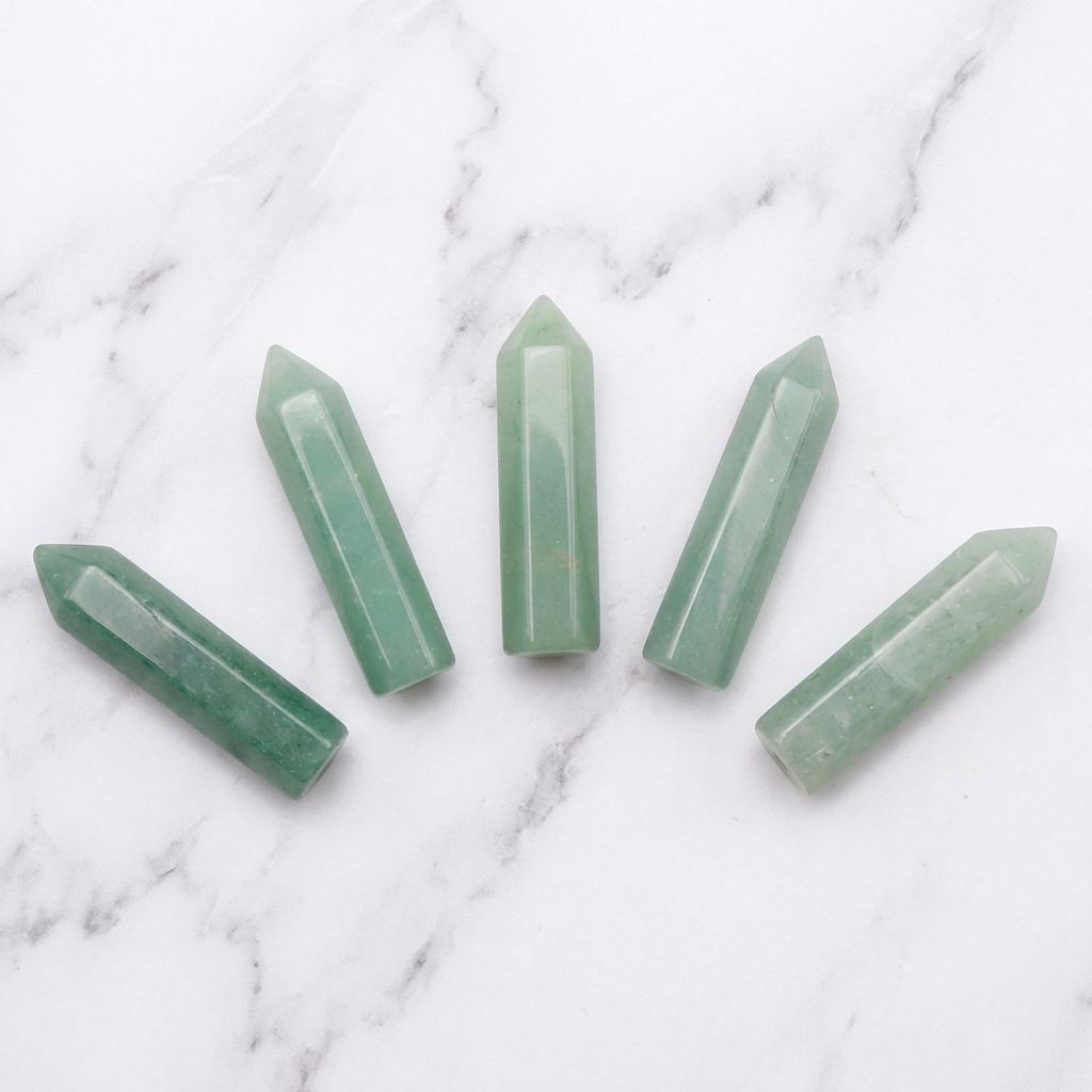 Pointe Aventurine — Photo produit sur marbre