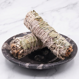 Sauge Blanche Eucalyptus — Photo produit sur marbre