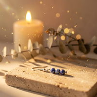 Boucles d'Oreilles Lapis-Lazuli