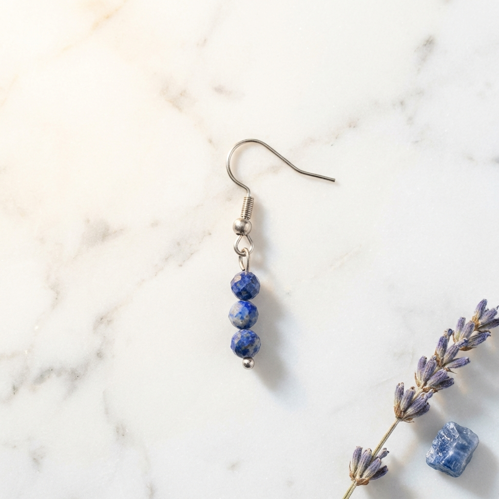 Boucles d'Oreilles Lapis-Lazuli — Photo produit
