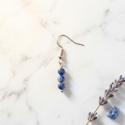 Boucles d'Oreilles Lapis-Lazuli — Photo produit