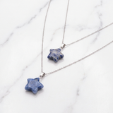Pendentif Étoile Sodalite — Photo produit sur marbre