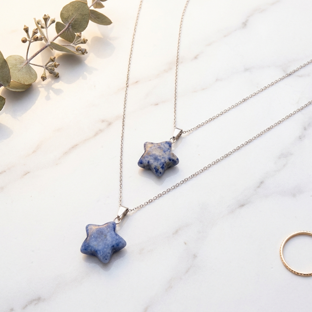 Pendentif Étoile Sodalite — Photo produit