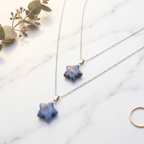 Pendentif Étoile Sodalite — Photo produit